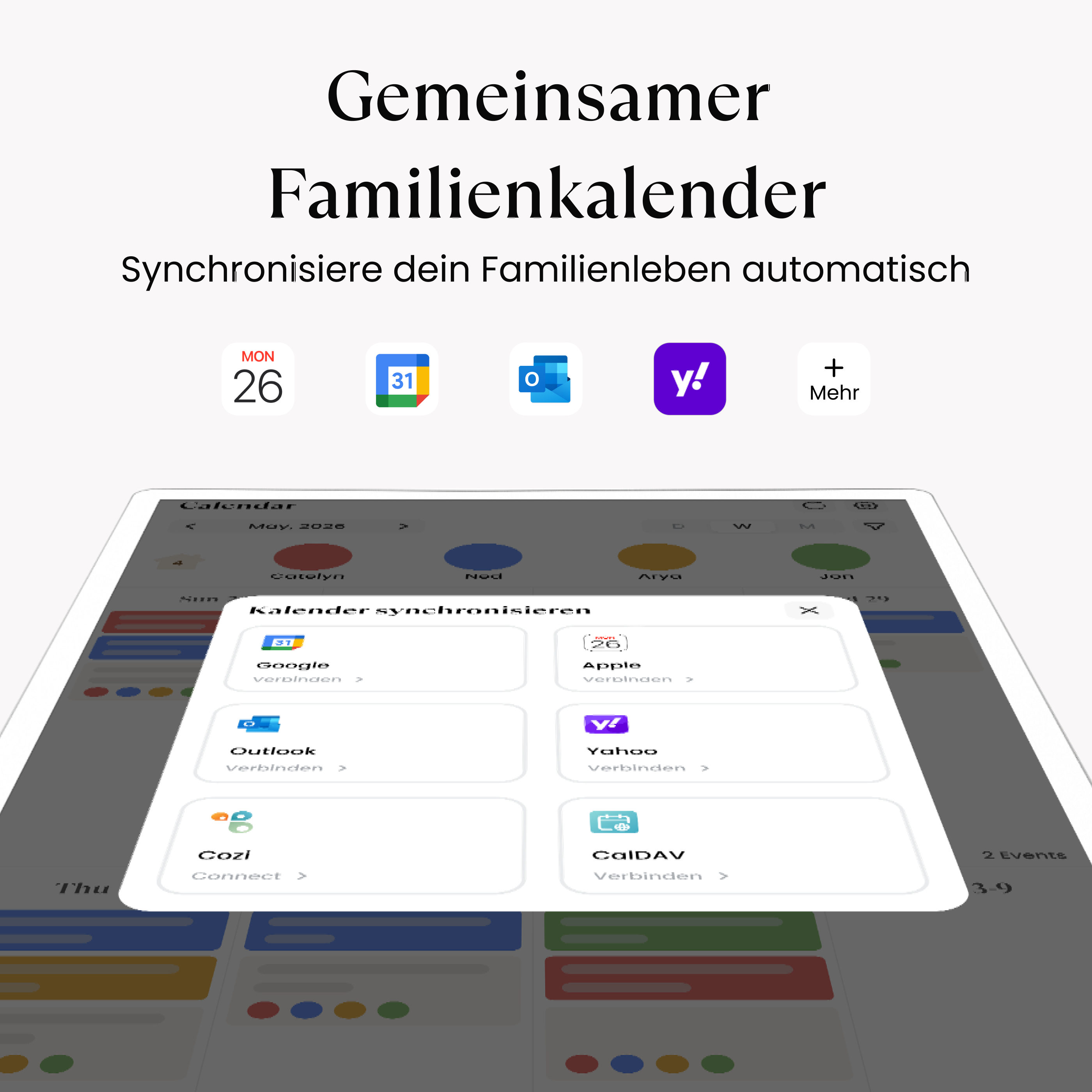 32" Cozyla Calender+ 2